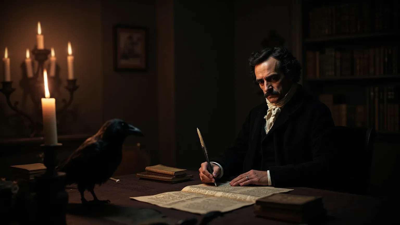 A Descida ao Maelström da Alma: Edgar Allan Poe, o Arquiteto das Sombras