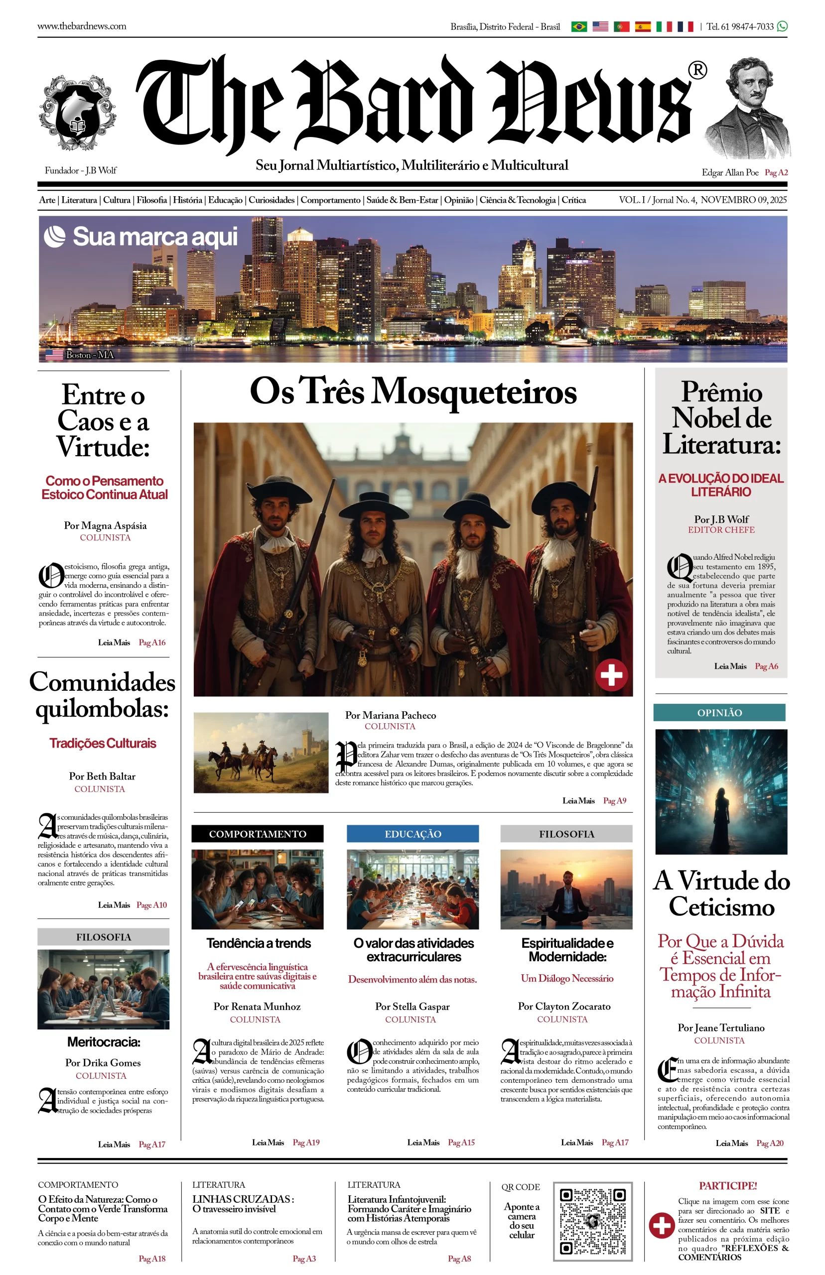 Edição de Novembro e Dezembro - Vol 1. Nº 4 - Nov Dez/2025