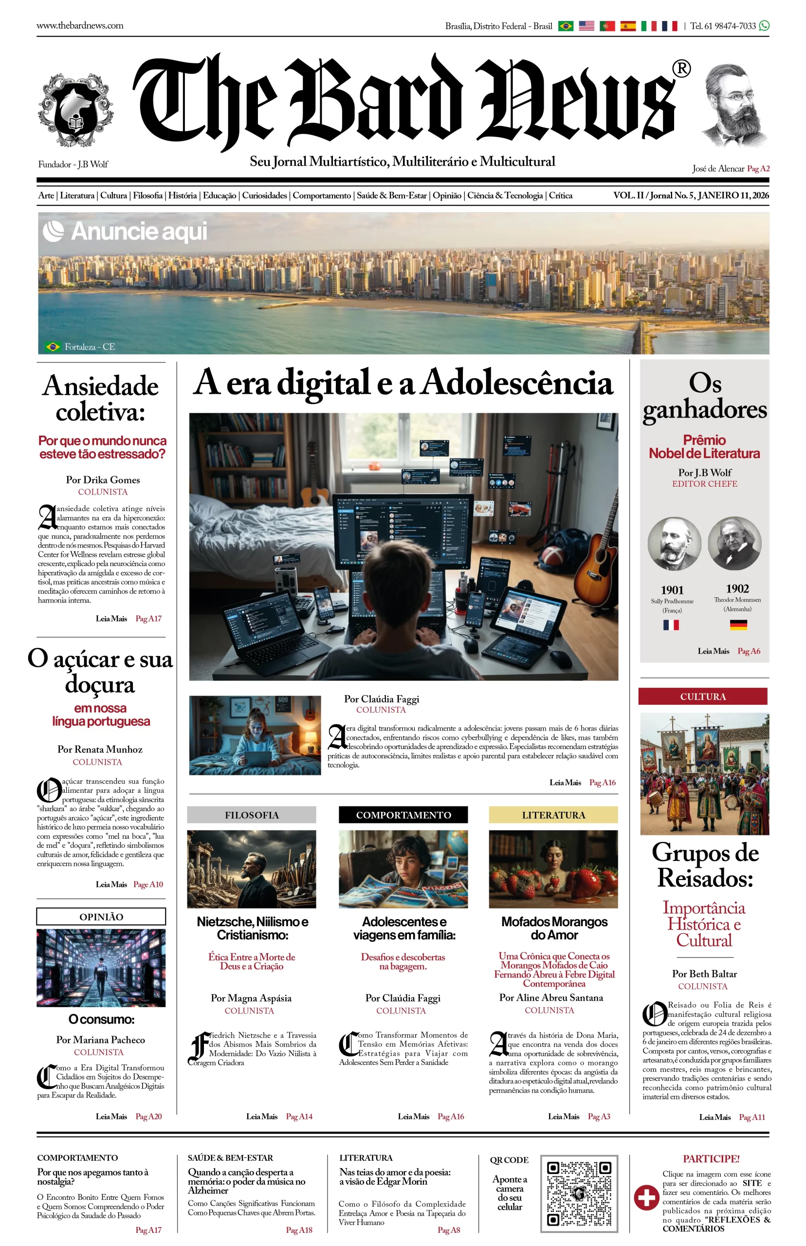 Edição de Janeiro - Vol 2. Nº 5 - Janeiro/2026