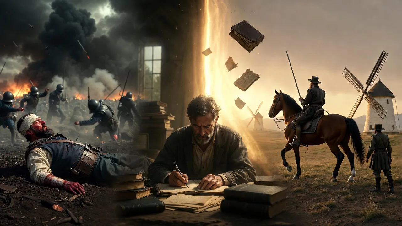 Miguel de Cervantes: o homem que ensinou o mundo a sonhar com moinhos de vento