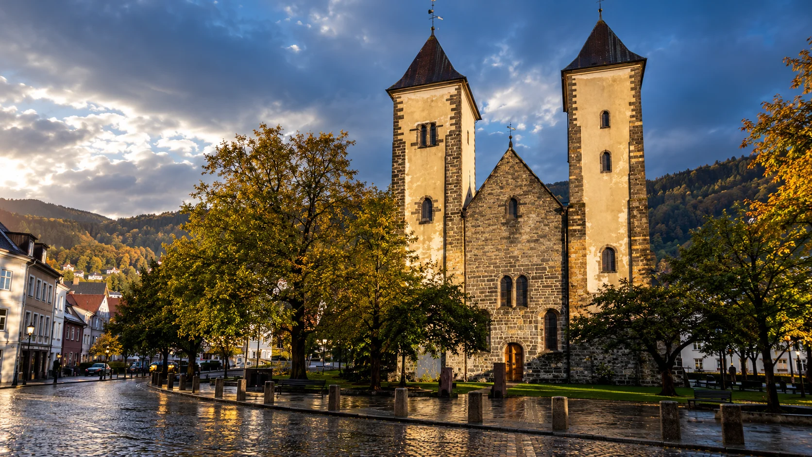 A elegância medieval da Igreja Santa Maria na Noruega